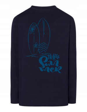 Longsleeve wakacyjny nadruk Hello Summer r.4XL