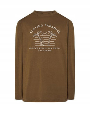 Longsleeve WAKACYJNY nadruk SURFOWANIE r.3XL
