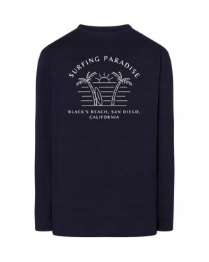 Longsleeve WAKACYJNY nadruk SURFOWANIE r.5XL