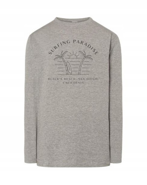 Longsleeve WAKACYJNY nadruk SURFOWANIE r.L