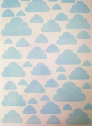 Naklejki Dekoracyjne Na Ścianę 50x70 Cm Сhmury