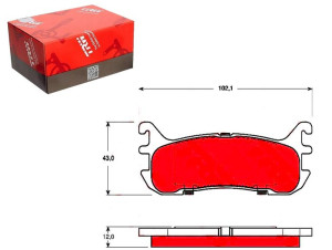 Klocki Hamulcowe Mazda Tył 323 89-98 Mx5 94- Trw