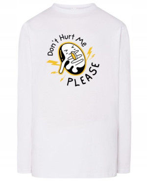 Longsleeve zabawny nadruk PĄCZEK DONUT r.3XL