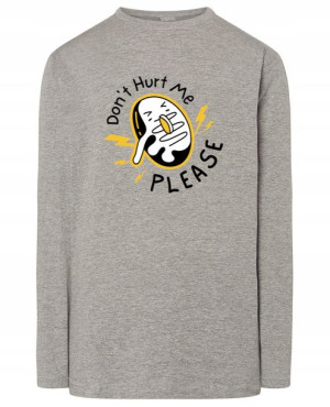 Longsleeve zabawny nadruk PĄCZEK DONUT r.4XL
