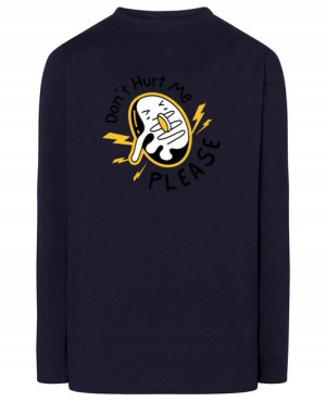 Longsleeve zabawny nadruk PĄCZEK DONUT r.M