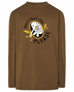 Longsleeve zabawny nadruk PĄCZEK DONUT r.XS