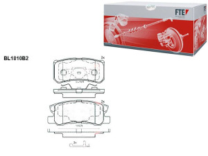 Klocki Hamulcowe Citroen C4 Dodge Avenger Mitsubis