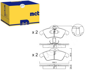 Klocki Hamulcowe Mercedes Sprinter Vito Metelli