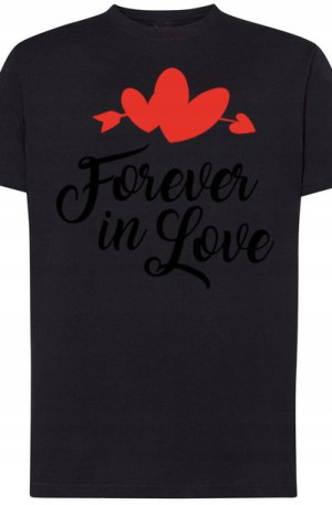 Love Forever T-Shirt Walentynki Prezent r.XL
