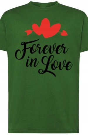 Love Forever T-Shirt Walentynki Prezent r.XS