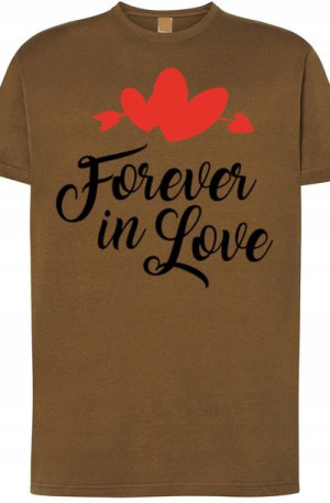 Love Forever T-Shirt Walentynki Prezent r.XXL
