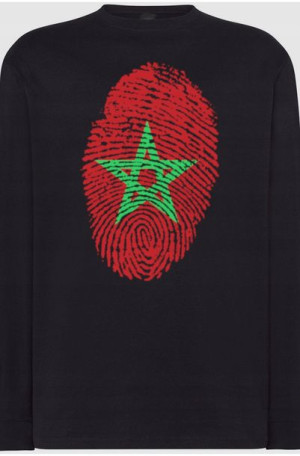 Maroko Męska Bluza Longsleeve Flaga Rozm.S