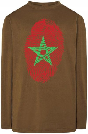 Maroko Męska Bluza Longsleeve Flaga Rozm.XXL