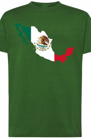 Meksyk Męski T-shirt Modny Nadruk Rozm.3XL