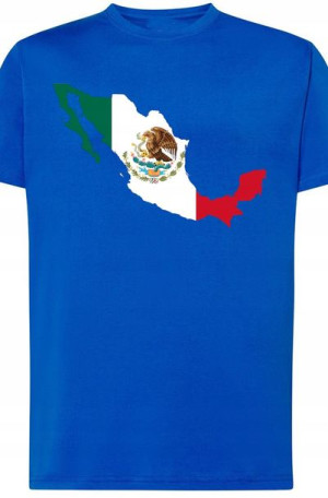 Meksyk Męski T-shirt Modny Nadruk Rozm.4XL