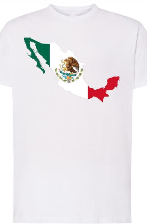 Meksyk Męski T-shirt Modny Nadruk Rozm.L
