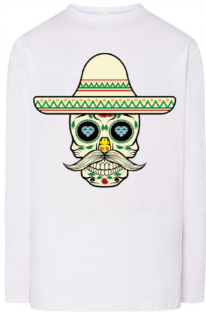 Meksykańska Czaszka bluza Longsleeve Rozm.L