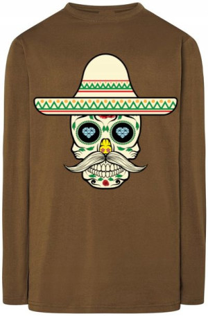 Meksykańska Czaszka bluza Longsleeve Rozm.L
