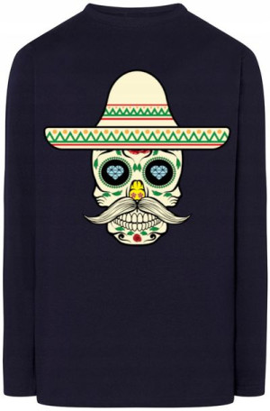 Meksykańska Czaszka bluza Longsleeve Rozm.M