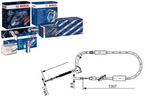 Linka Hamulca Ręcznego Mercedes Przód W245 05-11 B