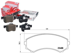 Klocki Hamulcowe Mitsubishi Pajero 00- Brembo