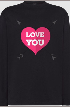 Męska Bluza Longsleeve Walentynki Modna r.L