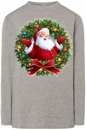 Mikołaj Męska Modna Bluza Longsleeve r.M