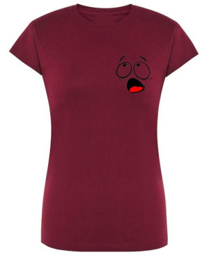 Modny T-Shirt damski nadruk Uśmiech R.S