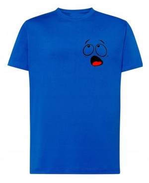 Modny T-Shirt męski nadruk Uśmiech R.4XL