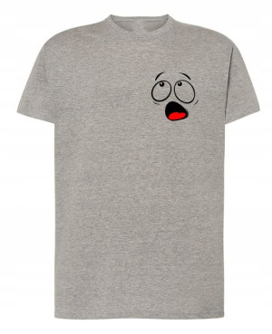 Modny T-Shirt męski nadruk Uśmiech R.L