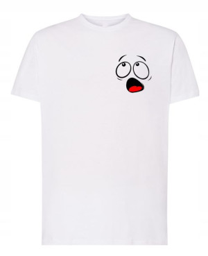 Modny T-Shirt męski nadruk Uśmiech R.L