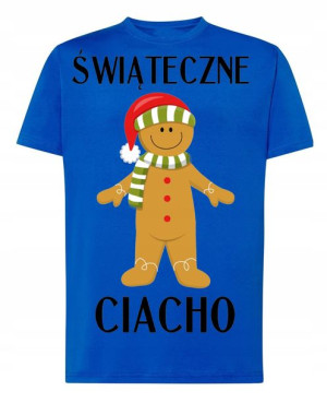 Modny T-Shirt nadruk Świąteczne Ciacho R.3XL