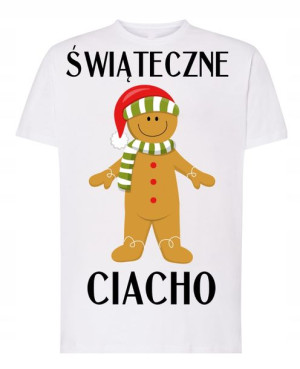 Modny T-Shirt nadruk Świąteczne Ciacho R.L
