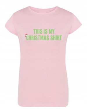 Mój świąteczny T-shirt damski r.L