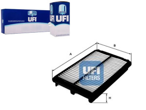Filtr Powietrza Civic 1.5i 1.6i 91- Ufi