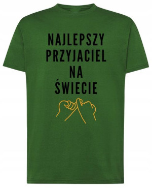 Najlepszy Przyjaciel T-Shirt Prezent Rozm.M