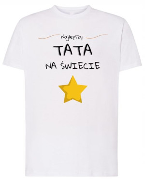 Najlepszy Tata T-shirt Prezent Modny Rozm.L