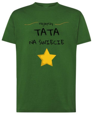 Najlepszy Tata T-shirt Prezent Modny Rozm.S