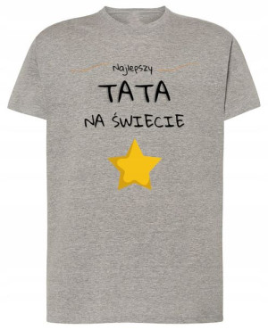 Najlepszy Tata T-shirt Prezent Modny Rozm.XS