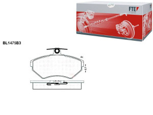 Klocki Hamulcowe Audi A4 Vw Passat 19.6mm Wva21945
