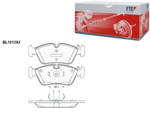 Klocki Hamulcowe Bmw 3 E36 E46 Z3 E36 Z4 E85 17.8m