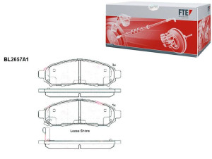 Klocki Hamulcowe Nissan Navara Pathfinder 16.5mm W