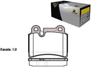 Klocki Hamulcowe Vw Touareg 17.1mm Wva24097 Roadho
