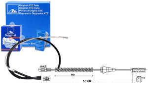 Linka Hamulca Ręcznego Opel Vectra B 2.0d 11.96-04