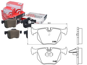 Klocki Hamulcowe Bmw X5 E53 00- Tył Brembo