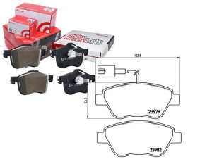 Klocki Hamulcowe Fiat Fiorino 08- Brembo