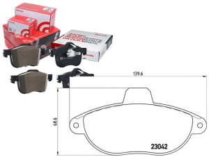 Klocki Hamulcowe Fiat Scudo 95-06 Brembo