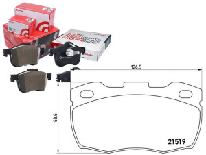 Klocki Hamulcowe Land Rover Defender 90- Przód Bre
