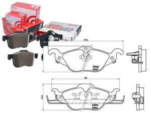 Klocki Hamulcowe Opel Astra G 98-04 Brembo