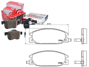 Klocki Hamulcowe Opel Frontera A 91-95 Brembo